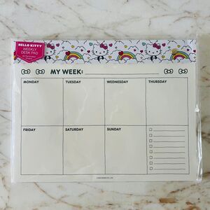 HELLO KITTY Weekly Planner Desk Pad